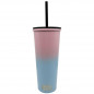 VASO BICOLOR CON TAPA 750 ML - SF SIMPLE LEN