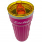 VASO NEON CON TAPA 600 ML - SF VERTICAL TYPE RAINBOW