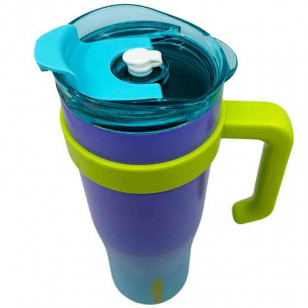 MEGA VASO TÉRMICO 1182 ML - MK BLUE GREEN TYPE