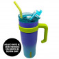 MEGA VASO TÉRMICO 1182 ML - MK BLUE GREEN TYPE