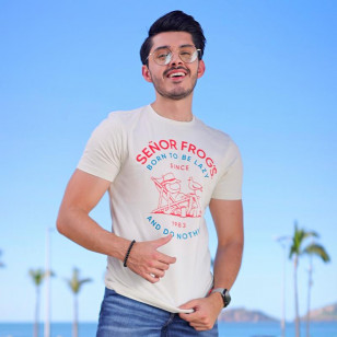 PLAYERA HOMBRE ALGODÓN - SF FLOJONAZO