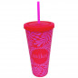 VASO DE PLÁSTICO - MK BRIGHT PINK