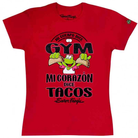 PLAYERA DAMA COMFORT - SF TACOS GYM