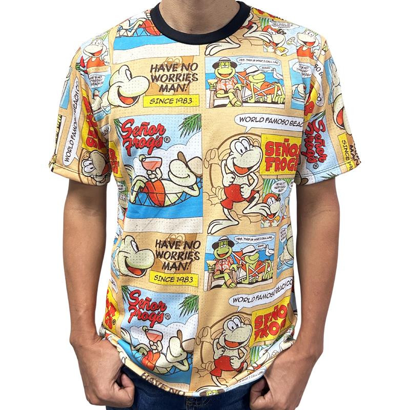 PLAYERA CAB SUBLIM - SF RETRO COMIC