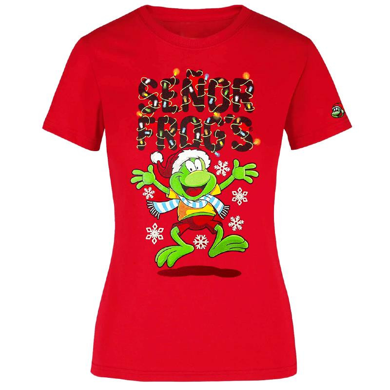 PLAYERA DAMA BÁSICA - SF LUCES DE NAVIDAD