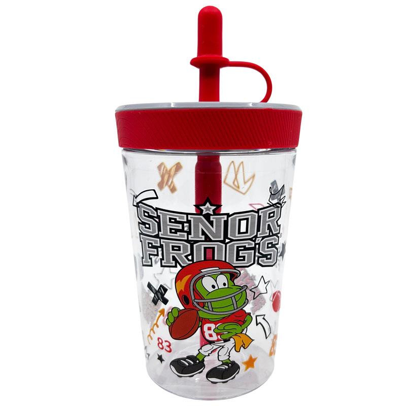 VASO CON POPOTE 500 ML - SF ALL STAR FOOTBALL