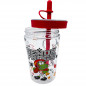 VASO CON POPOTE 500 ML - SF ALL STAR FOOTBALL