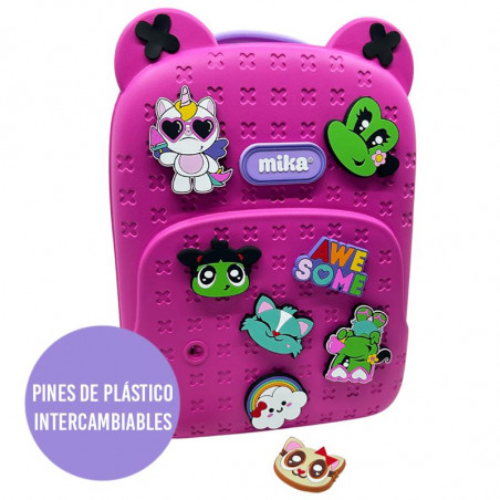 MOCHILA PINES KIDS - MK PINK PARTY