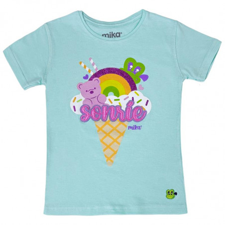 PLAYERA NIÑA LIGERA - MK SONRIE