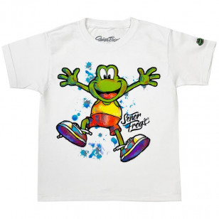 PLAYERA BÁSICA INFANTIL - SF RANA ACUARELA