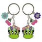 LLAVERO DE METAL DOBLE - MK BFF FRIDA